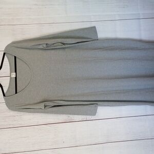 Terra & Sky NWT scoop neck rib knit dress size 0X 14W